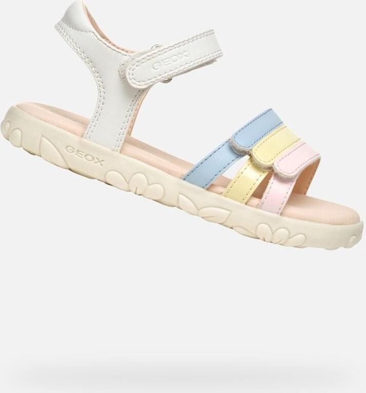 GEOX SANDAL HAITI MEISJES Sandalen WIT VEELKLEURIG