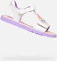 GEOX SANDAL JOYFOOT MEISJES Sandalen WIT LILA - Lila/Paars