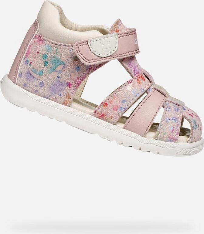 GEOX SANDAL MACCHIA DREUMES Sandalen LICHTROZE VEELKLEURIG