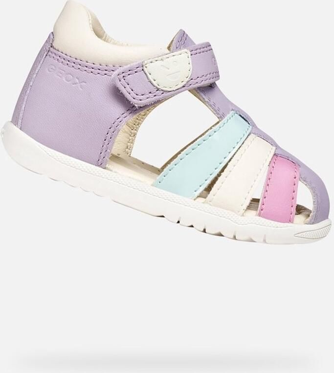 GEOX SANDAL MACCHIA DREUMES Sandalen LILA AQUA