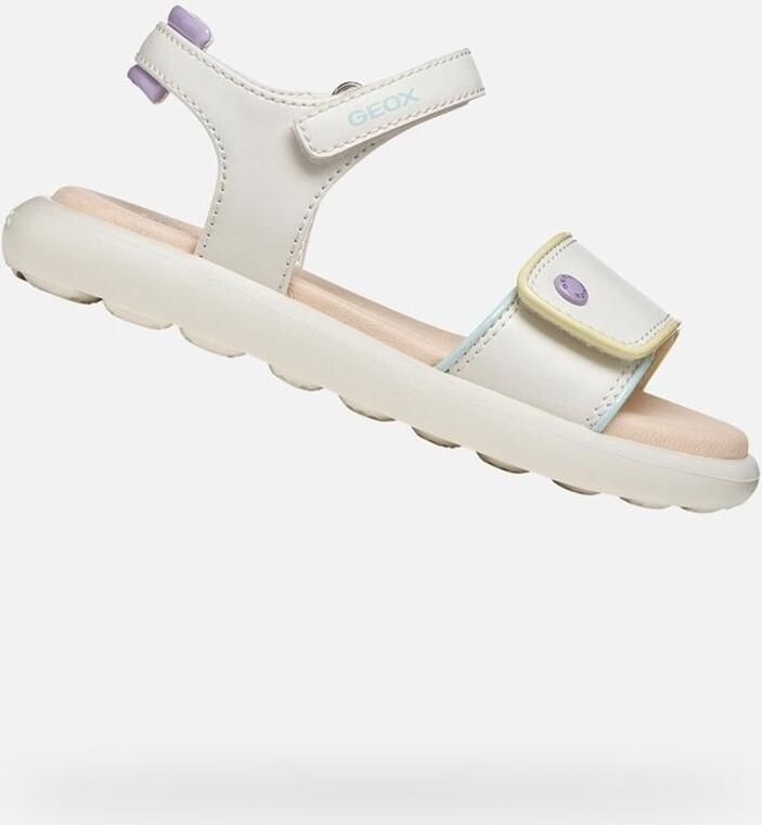 GEOX SANDAL PUFFYPOP MEISJES Sandalen WIT VEELKLEURIG