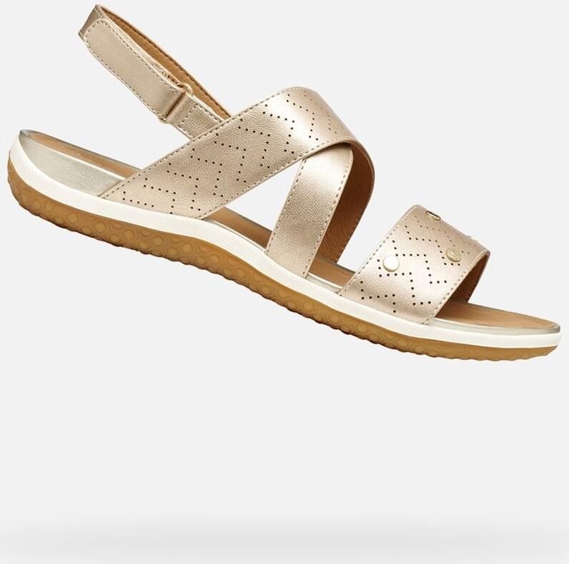 GEOX SANDAL VEGA DAMES Sandalen LICHT GOUD