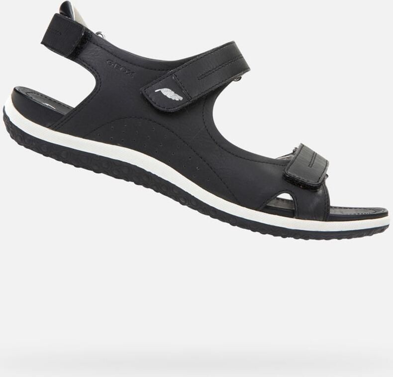 Geox Sandalen D SANDAL VEGA zomerschoen sandaal klittenbandschoen met leren binnenzool - Foto 2