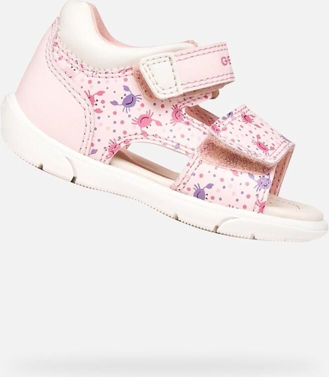 GEOX SANDAL ZAPITO DREUMES Sandalen LICHTROZE WIT