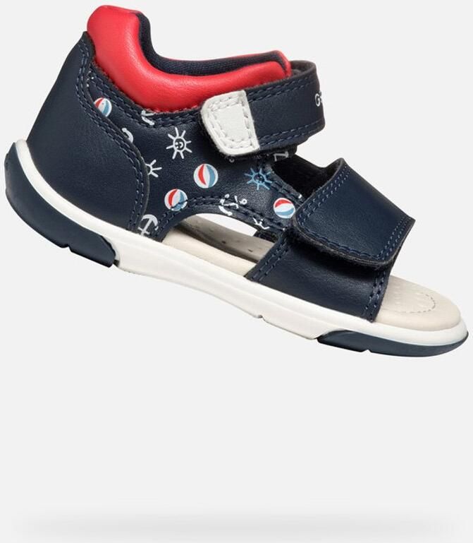 GEOX SANDAL ZAPITO DREUMES Sandalen MARINEBLAUW ROOD