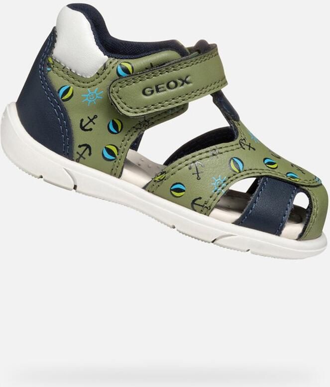GEOX SANDAL ZAPITO DREUMES Sandalen PISTACHE MARINEBLAUW