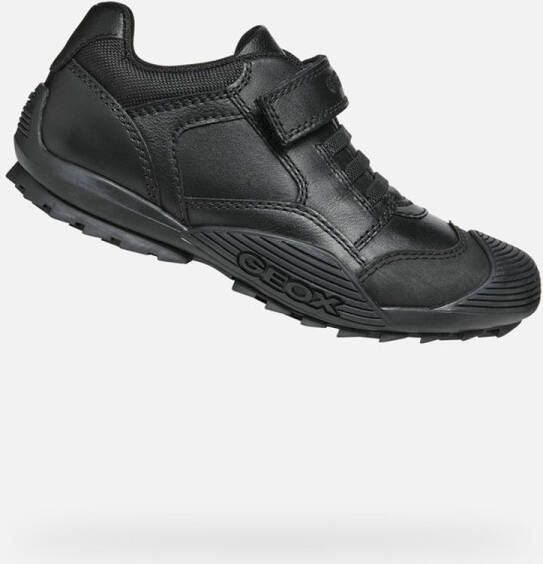 GEOX SAVAGE JONGENS Veterschoenen ZWART