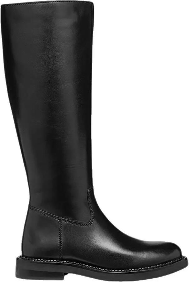 Geox Laarsjes van een mix van leer en textiel