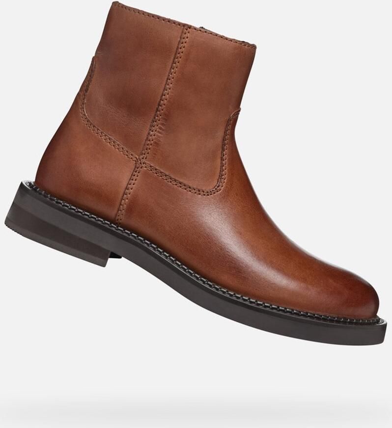 Geox Chelsea Laarzen Brown Dames