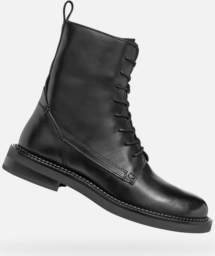 Geox Veterlaarsjes D SERILDA G Veterschoenen zakelijke laarzen met modieuze vetersluiting - Foto 2