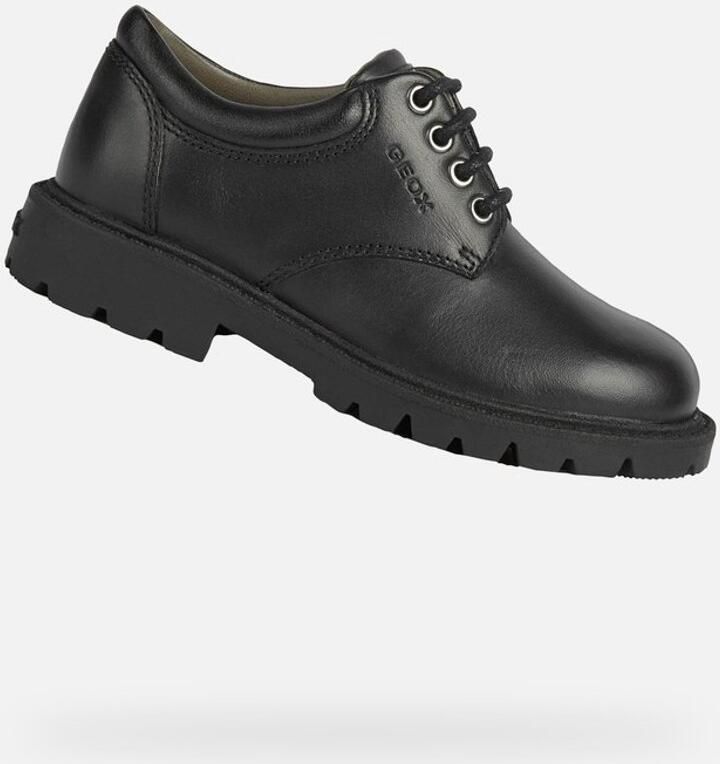 GEOX SHAYLAX JONGENS Veterschoenen ZWART