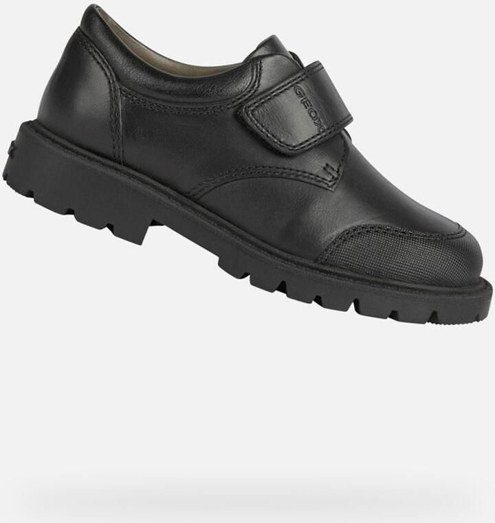 GEOX SHAYLAX JONGENS Veterschoenen ZWART