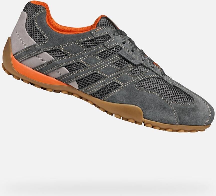 Geox Veterschoenen U SNAKE ORIGINAL veterschoen vrijetijdsschoen trekking sneaker met leren binnenzool