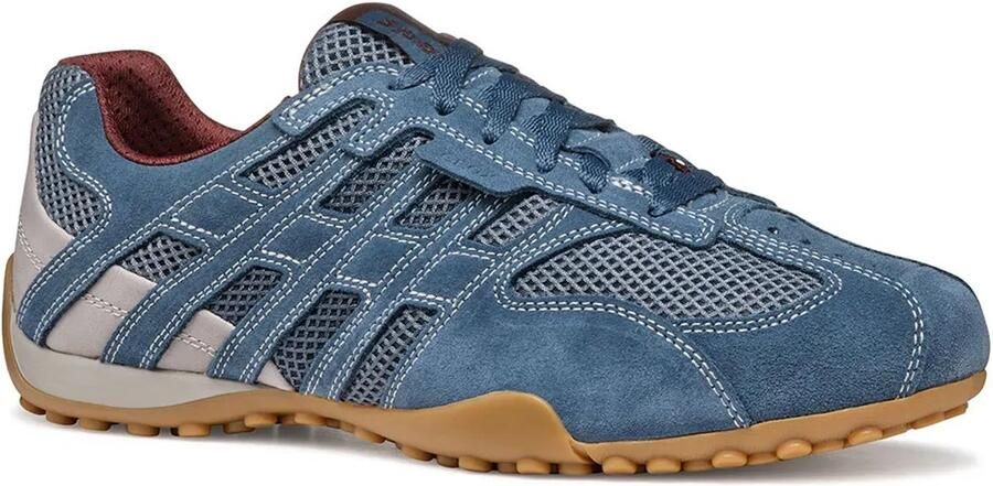 Geox Veterschoenen U SNAKE ORIGINAL veterschoen vrijetijdsschoen trekking sneaker met leren binnenzool