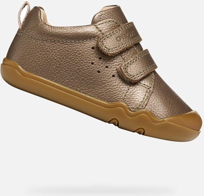 GEOX Steppieup Nappa lage leren sneakers voor kinderen