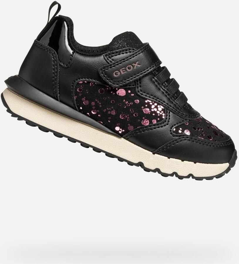 GEOX Lage sneakers voor meisjes met klittenband van Fastics Girl