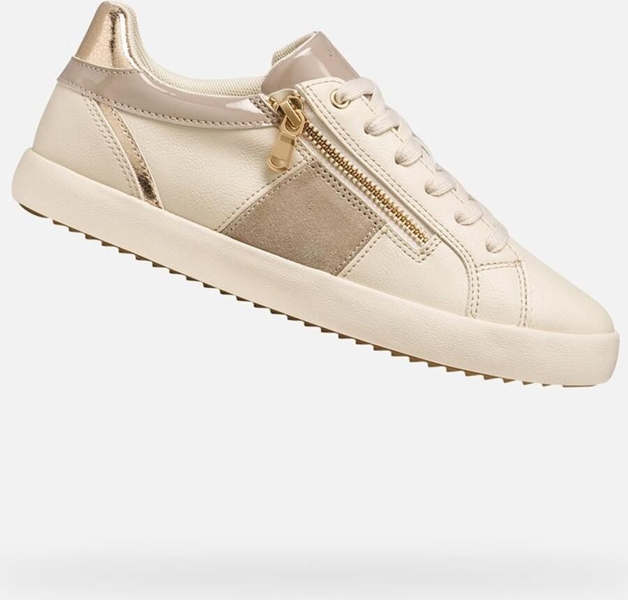 GEOX Sneakers laag 'D BLOMIEE' sand lichtbruin goud