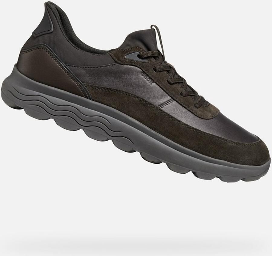 GEOX U Spherica Plus A herensneaker slip-on schoenen U56MPA 08522 bruin - Foto 10