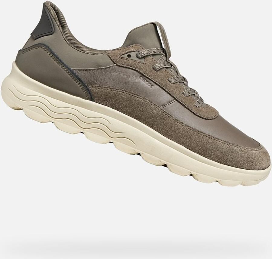 GEOX Heren Spherica Plus Man Sneakers Dove Grey