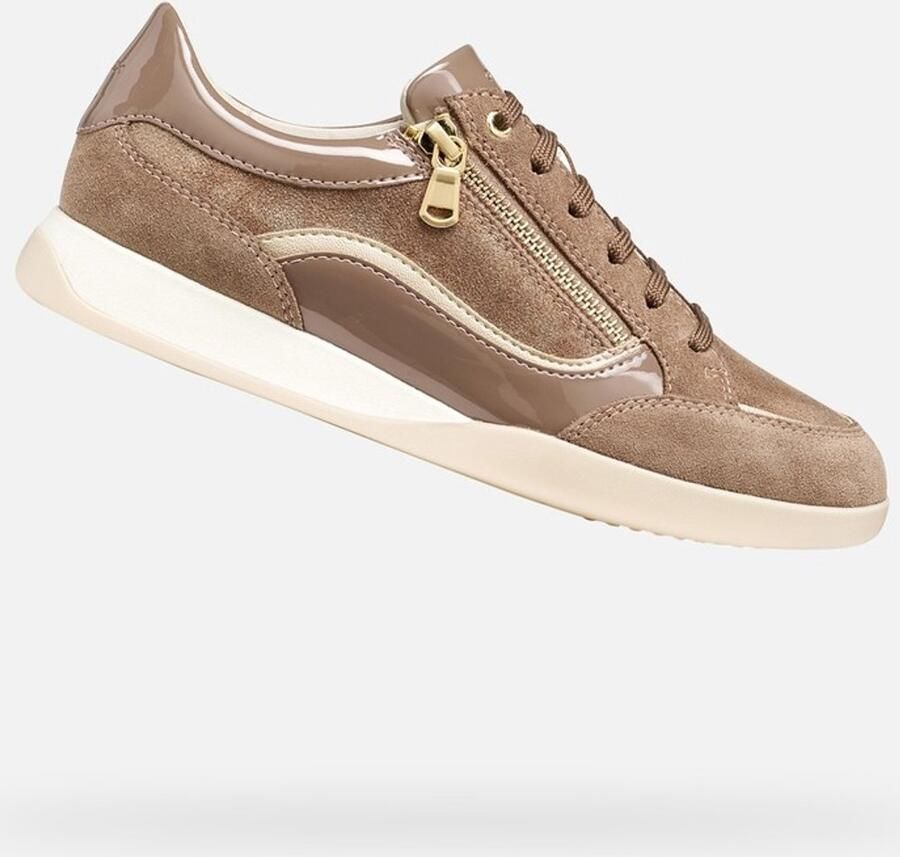 GEOX D653BC Lage sneakers Dames sneakers Taupe