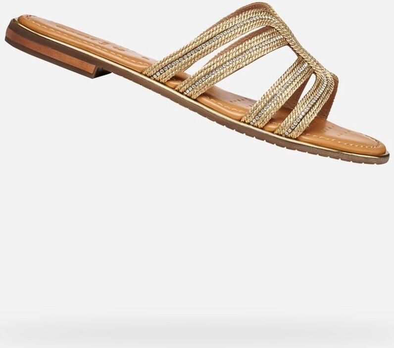 GEOX SOZY PLUS DAMES Sandalen DONKER GOUD