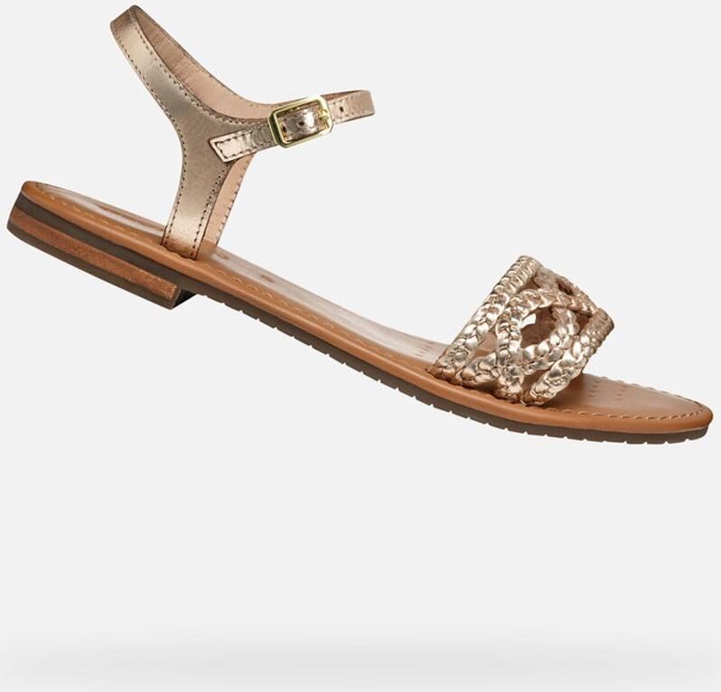 GEOX SOZY S DAMES Sandalen LICHT GOUD