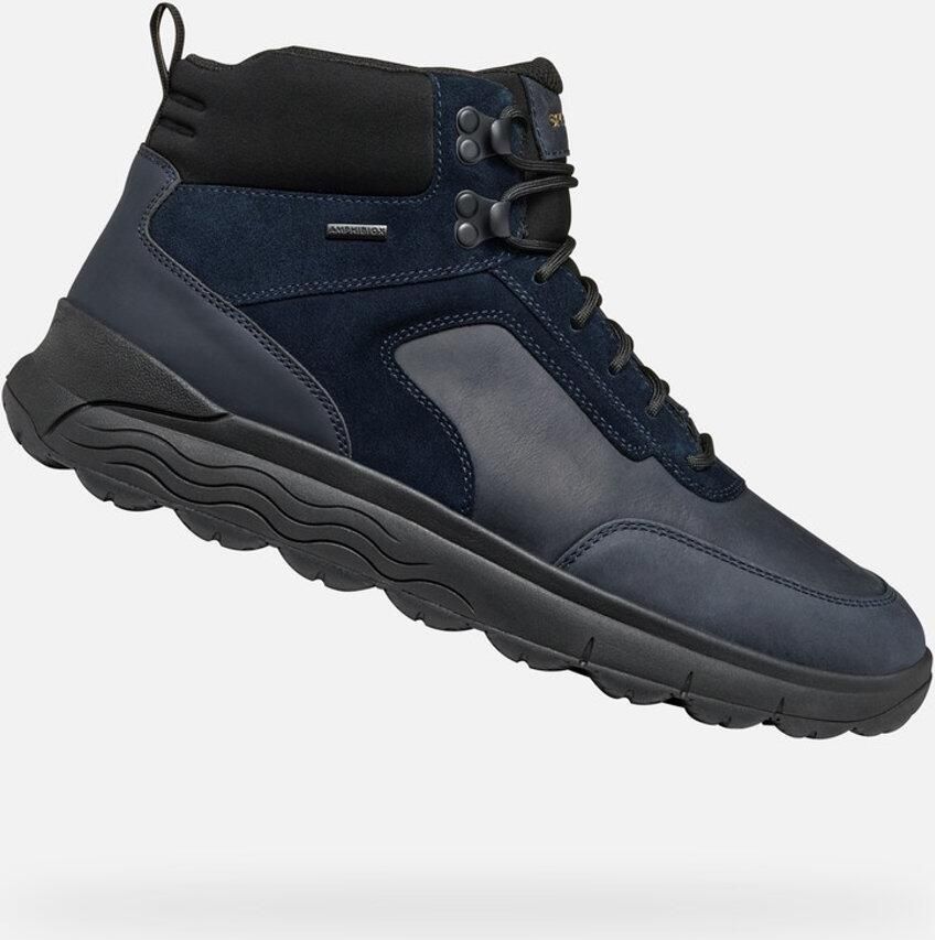 GEOX U46FDB Heren sneakersHeren veterschoenVrije tijd half-hoog Blauw