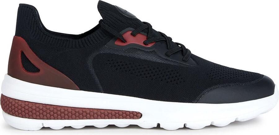 GEOX Spherica Actif A Schoenen Black Red Heren - Foto 4