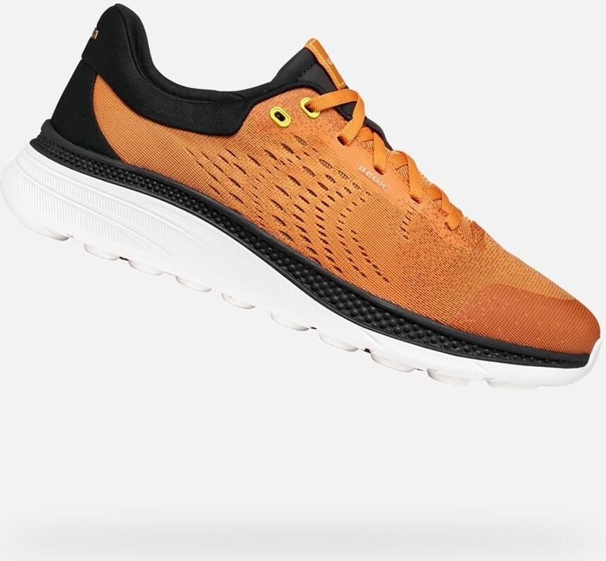 GEOX SPHERICA ACTIF X1 HEREN Sneakers ORANJE ZWART