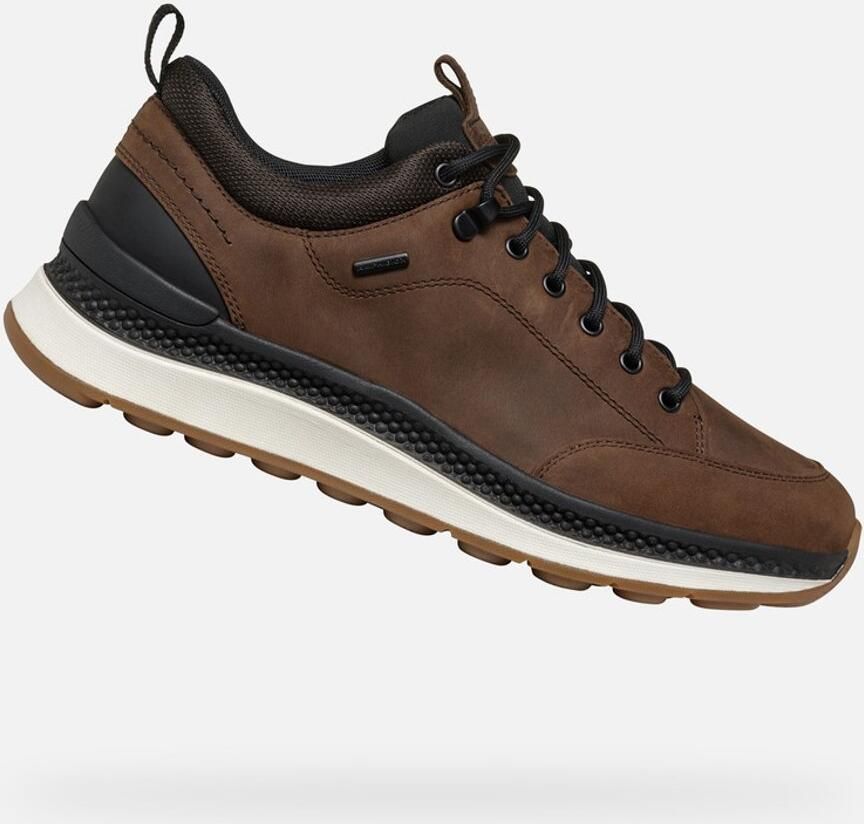 GEOX SPHERICA ACTIF X2 ABX HEREN Sneakers DONKERBRUIN ZWART