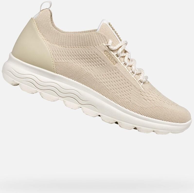 GEOX SPHERICA DAMES Sneakers LICHTE TAUPEKLEUR
