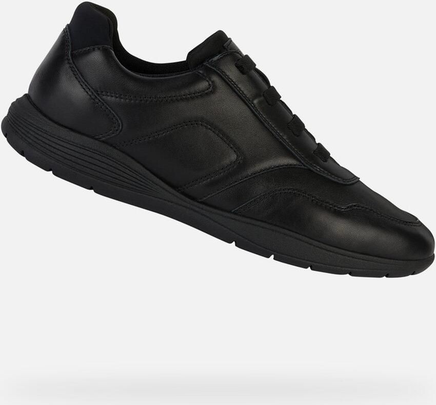 Geox Zwarte Sneakers voor Mannen Black Heren