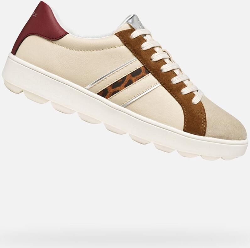 GEOX SPHERICA ECUB-1 DAMES Sneakers BEIGE BRUIN