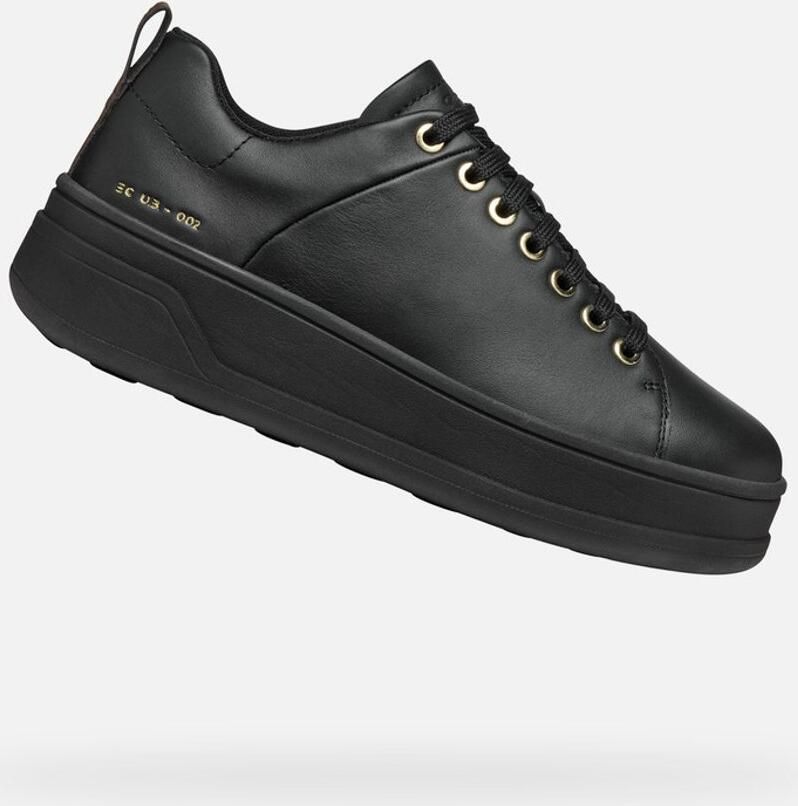 Geox Zwarte Vrijetijdssneakers voor Vrouwen Black Dames