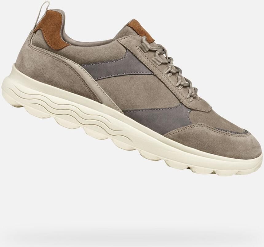 GEOX SPHERICA HEREN Sneakers TAUPE GRAFIET