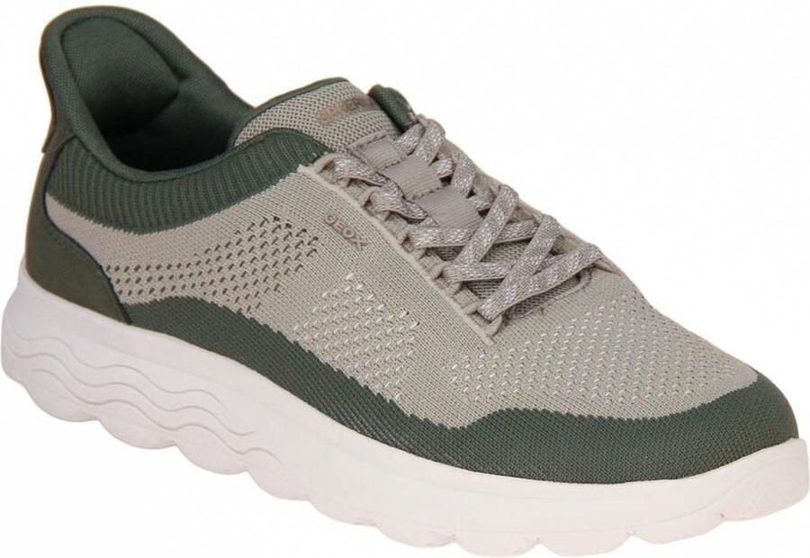 GEOX SPHERICA PLUS HEREN Sneakers OLIJFGROEN BEIGE - Foto 2