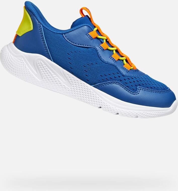 GEOX SPRINTYE FAST IN JONGENS Sneakers KONINGSBLAUW ORANJE - Foto 2