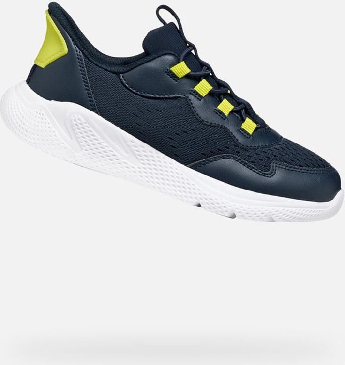 GEOX SPRINTYE FAST IN JONGENS Sneakers MARINEBLAUW LIMOEN