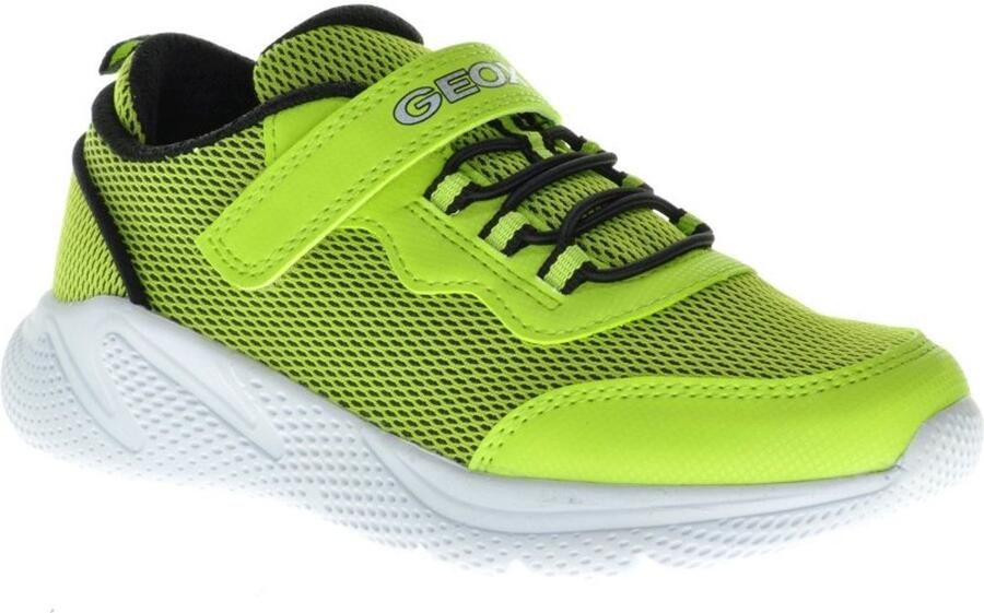 GEOX Sprintye Fluo Groene Sneaker Voor Jongens