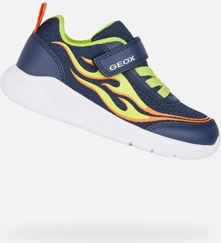 GEOX SPRINTYE JONGENS Sneakers MARINEBLAUW LIMOEN