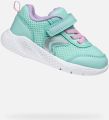 GEOX SPRINTYE PEUTER Sneakers AQUA ROZE - Aqua/Roze