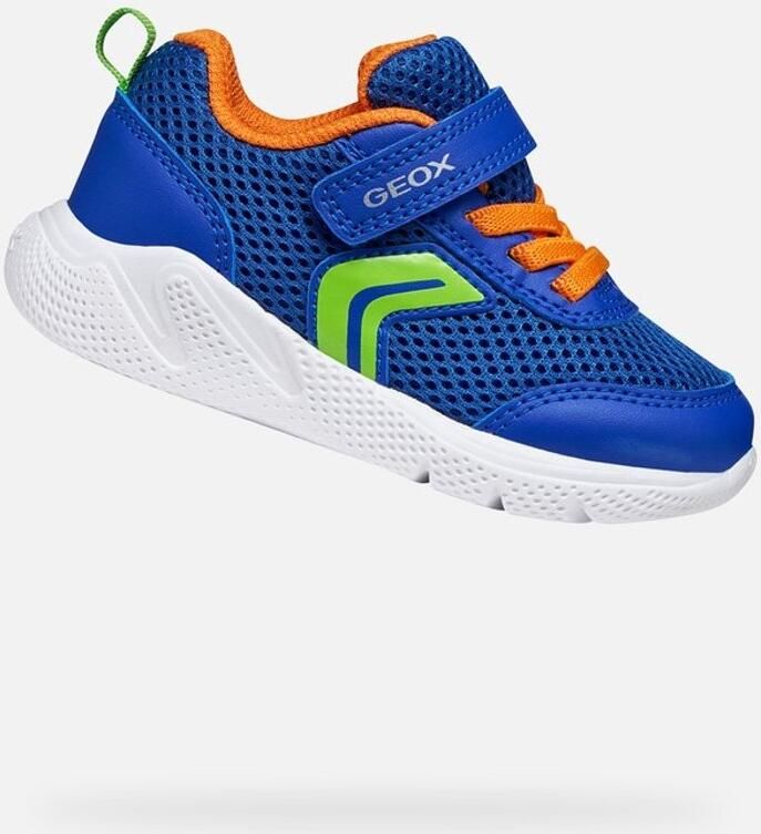 GEOX SPRINTYE PEUTER Sneakers KONINGSBLAUW ORANJE