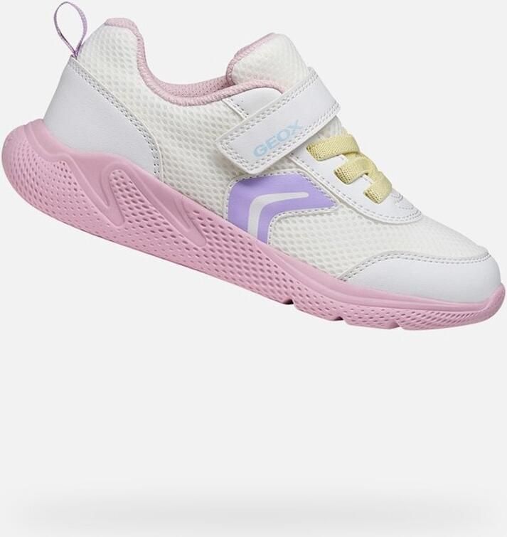GEOX SPRINTYE TIENERS Sneakers WIT ROZE