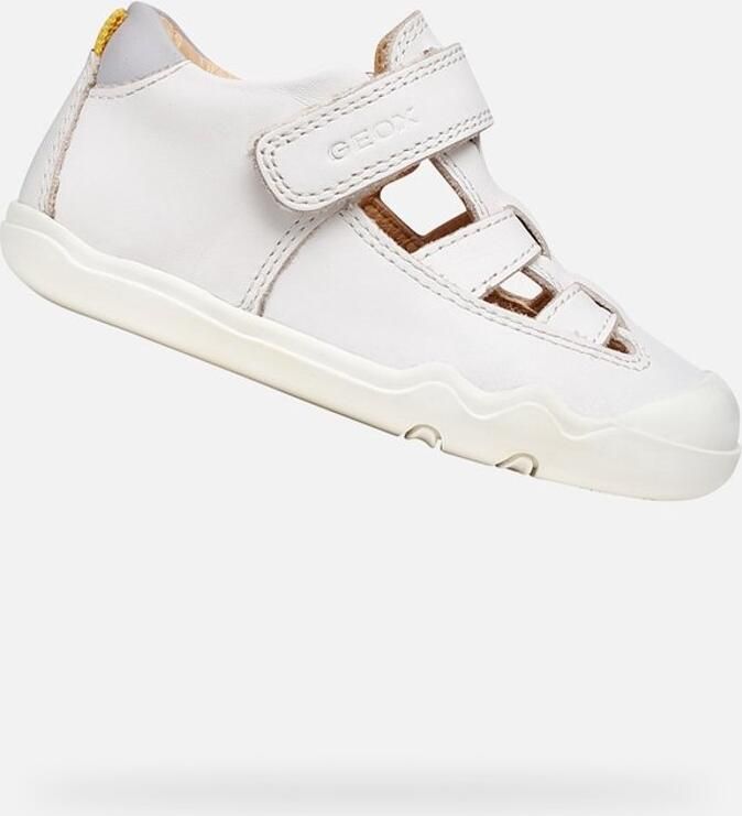 GEOX STEPPIEUP PEUTER Sneakers WIT LICHTGRIJS