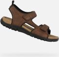GEOX UOMO SANDAL STRADA B Sandalen DK BROWN - Bruin