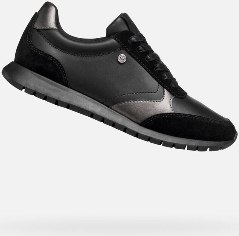 GEOX SUKIE 2.0 DAMES Sneakers ZWART