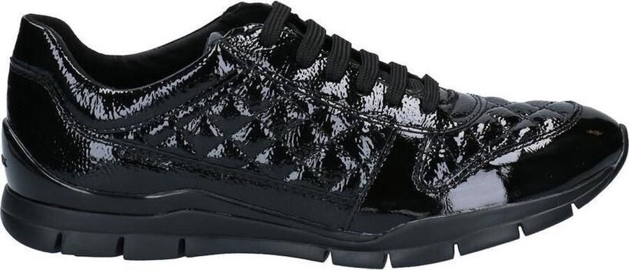 GEOX Sukie Zwarte Veterschoenen Dames