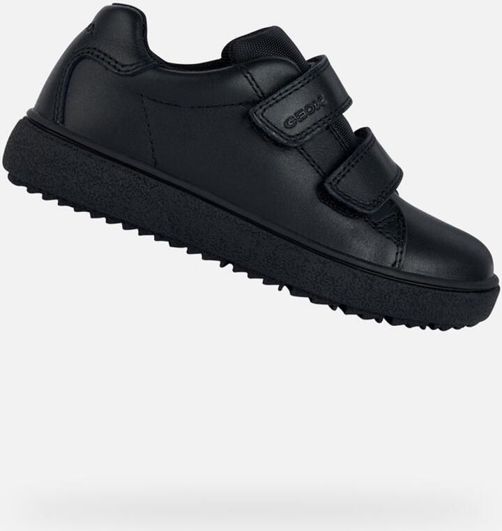 GEOX THELEVEN TIENERS Veterschoenen ZWART