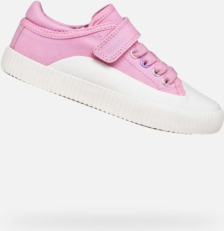 GEOX TIPPESTE MEISJES Sneakers DONKERROZE