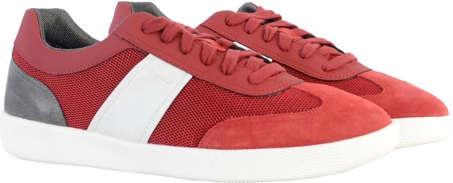 GEOX U Rieti Mesh leren sportschoenen